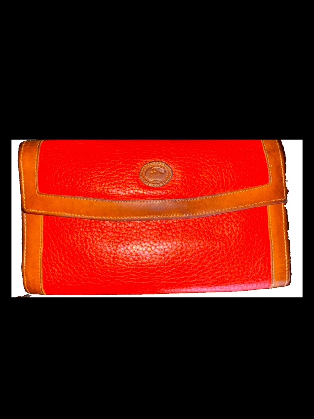 Vintage Dooney & Bourke Red Raspberry Tart Checkbook Organizer